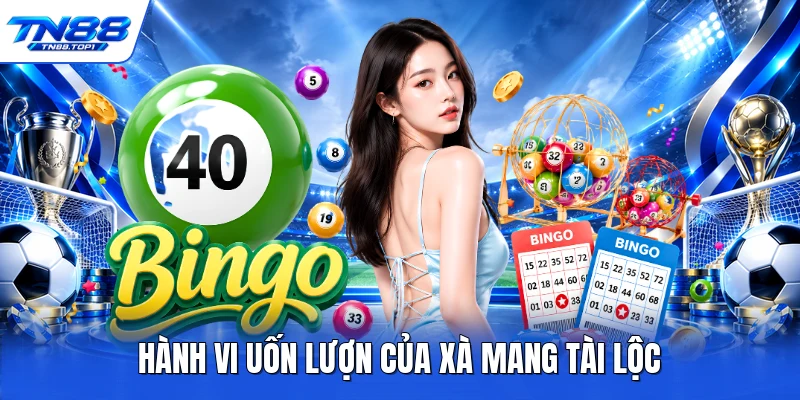 Hành vi uốn lượn của xà mang tài lộc